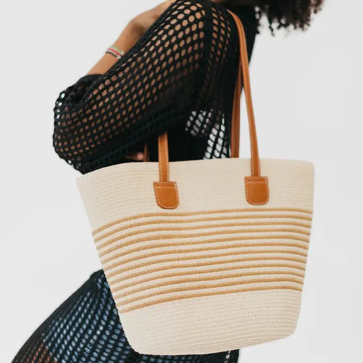 Tahiti Tote Straw Beach Tote