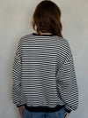 Black and White Oversized Pull Over