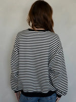 Black and White Oversized Pull Over
