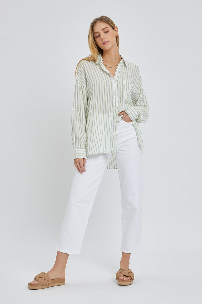 Jacquard Striped Shirt