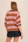 Striped Henley Sweater