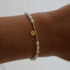 Pearl Star Medallion Bracelet