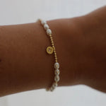 Pearl Star Medallion Bracelet