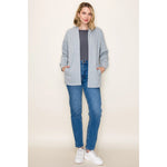 French Terry Hoodie Cardigan
