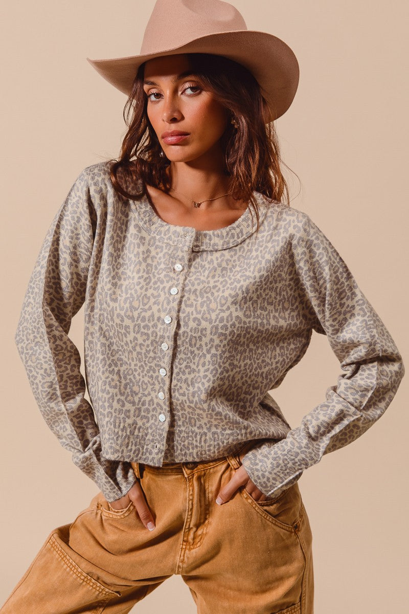 Leopard Vintage Cardigan