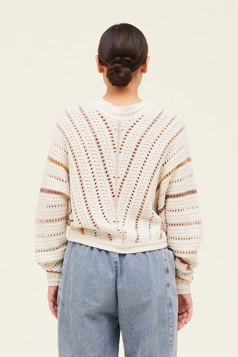 Multicolor Stripe Sweater