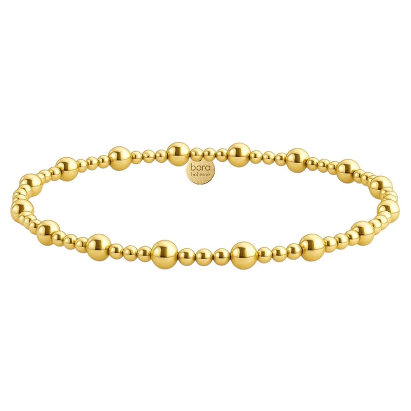 Angelina  Gold Filled Beaded Bracelet