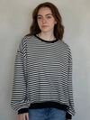 Black and White Oversized Pull Over