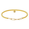 Paper Clip Ball Bead Bracelet