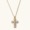 Diamond Cross Adjustable Necklace