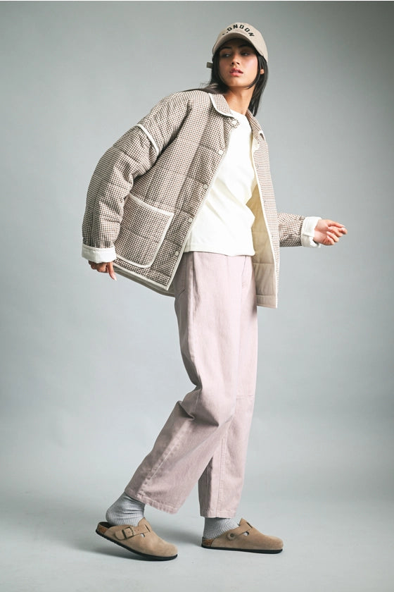 Espresso Gingham Jacket