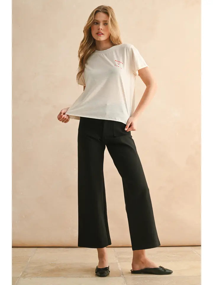 Black Ponte Pants