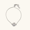 Antique Crystal Slider in Silver