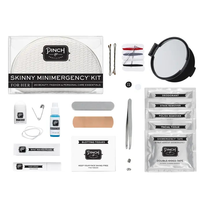 Basketweave Skinny Miniemergency Kit