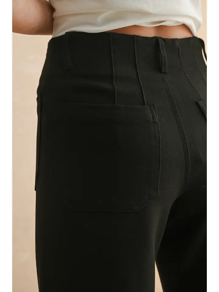 Black Ponte Pants