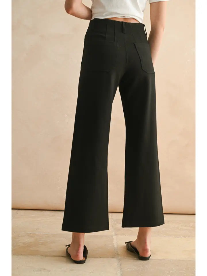 Black Ponte Pants