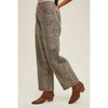 Wide Leg Straight Leopard Pants