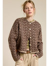 Cheetah Print Knit Cardigan