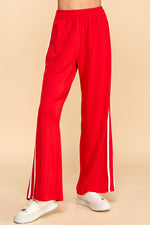 Red Track Pants