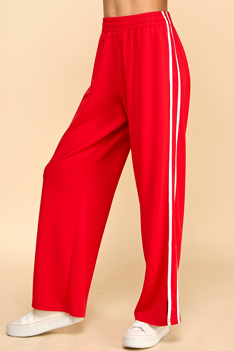 Red Track Pants