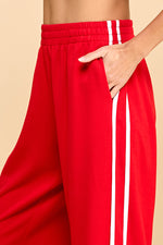 Red Track Pants