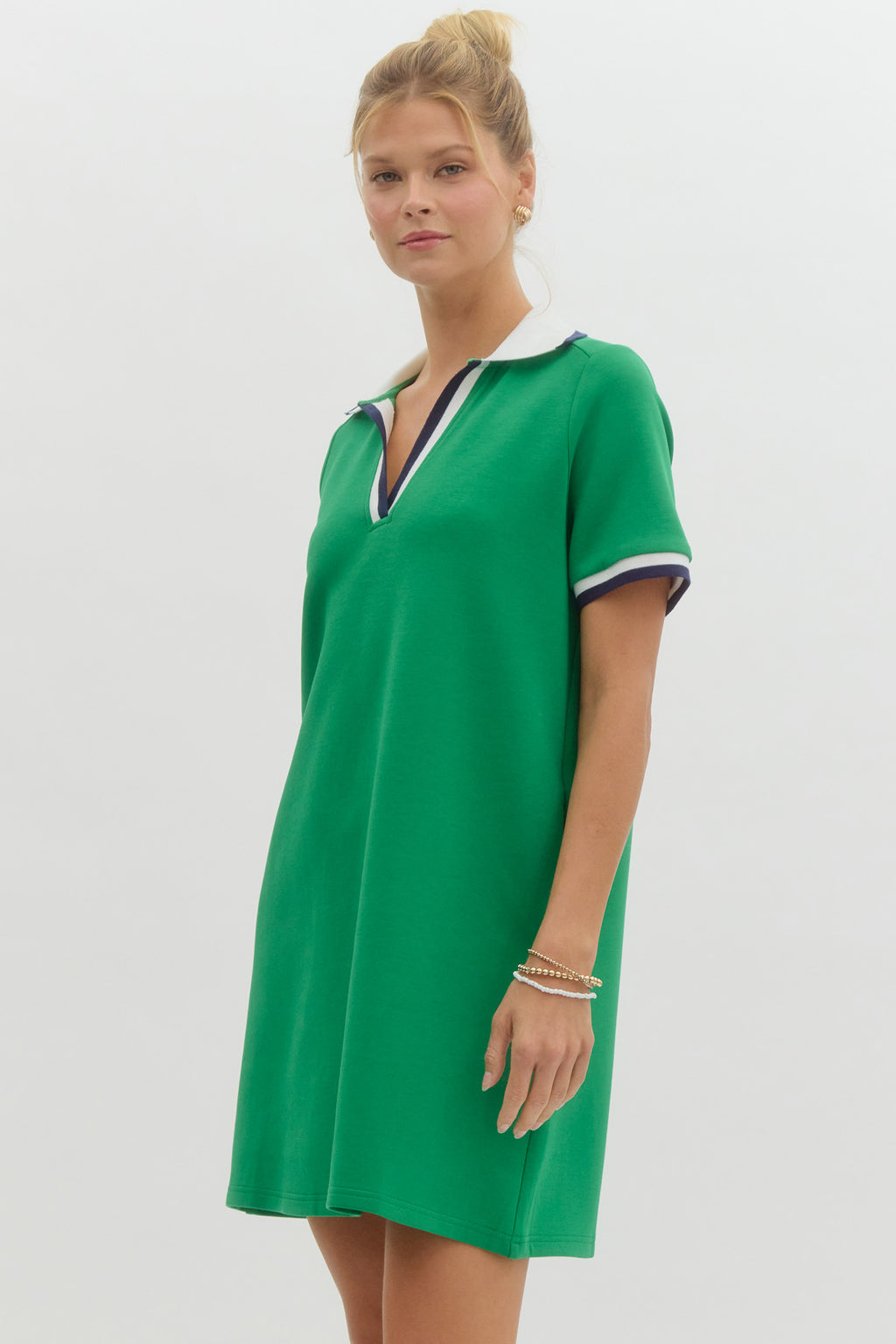 Short Sleeve Polo Dress