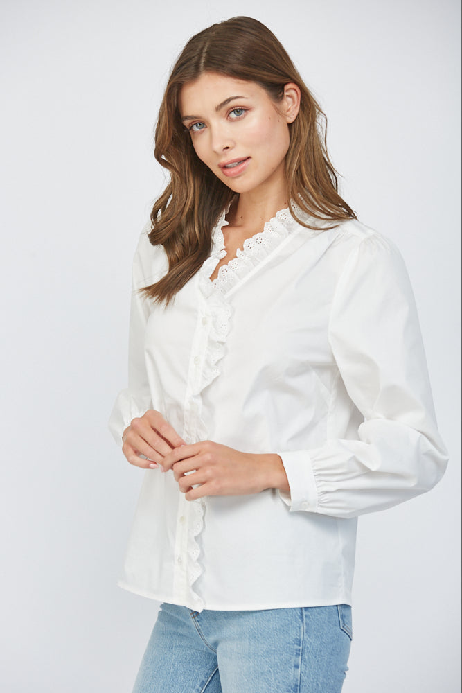 Eyelet Lace Blouse