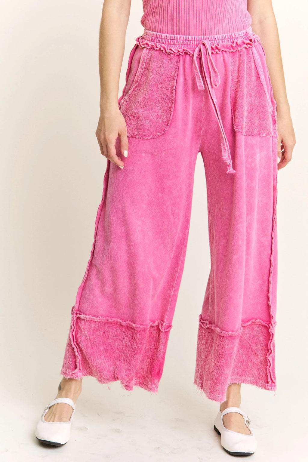 Hot Pink Mineral Washed Set