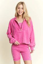 Hot Pink Mineral Washed Set