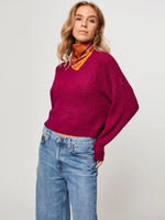 Naicha Sweater in Violet