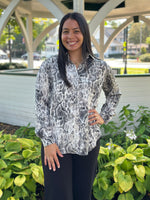 Snakeskin Blouse