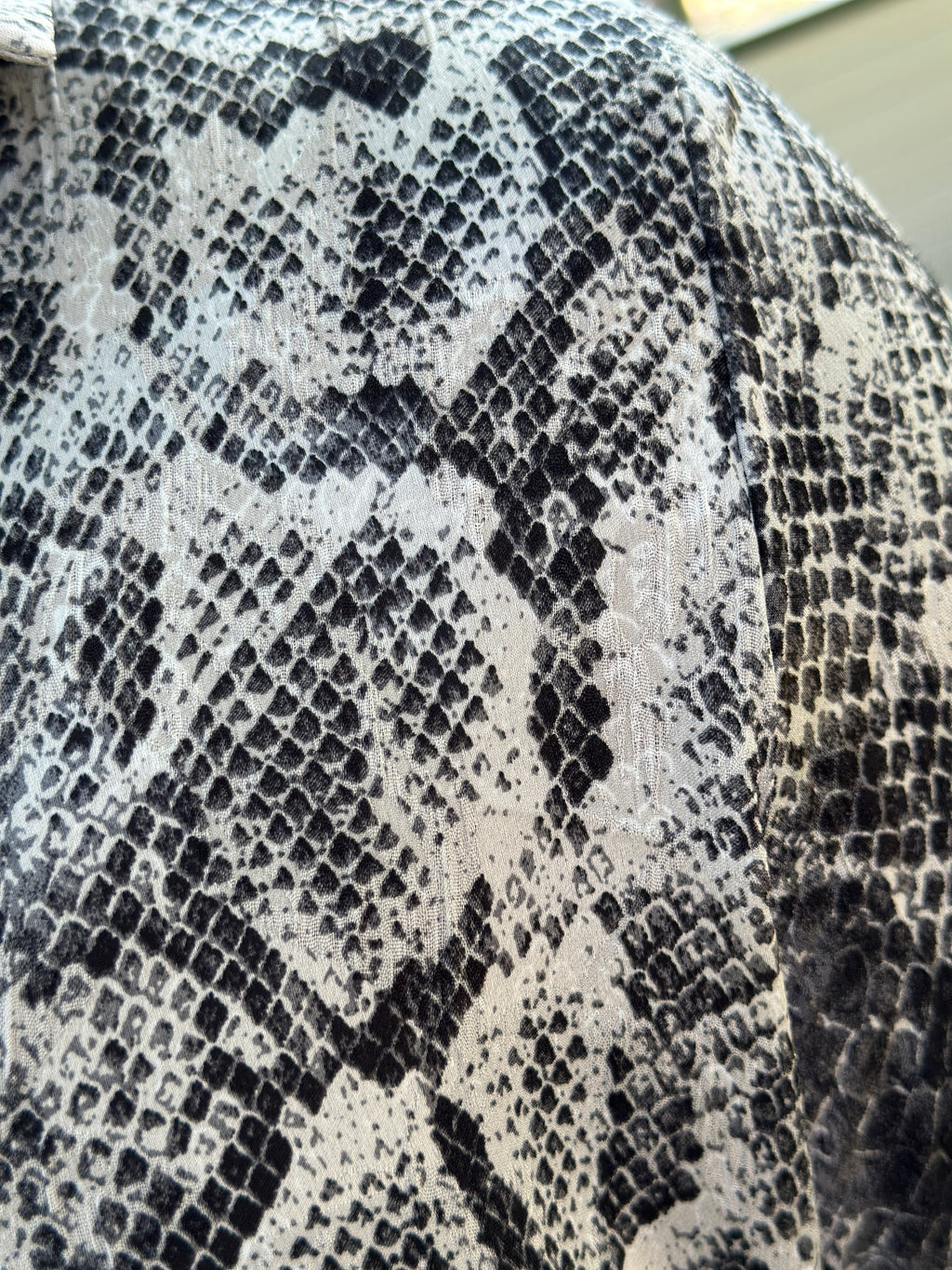 Snakeskin Blouse