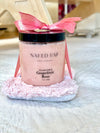 Grapefruit Rose Body Sugar Scrub with Shrubbie