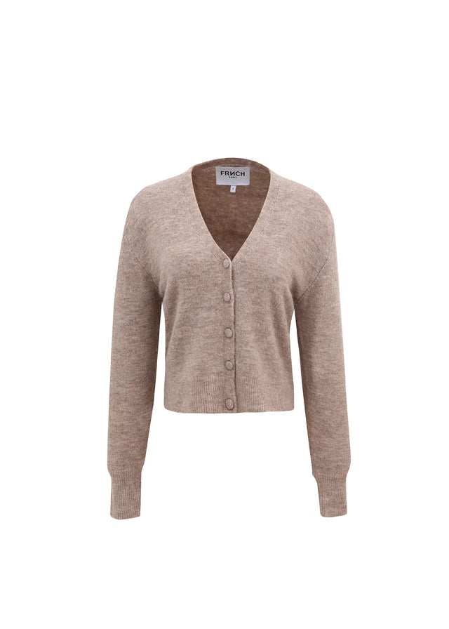 Frnch Melinda Cardigan in Beige