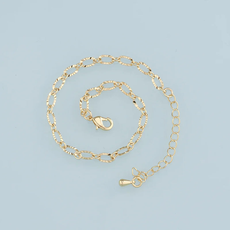Textured Oval Bracelet