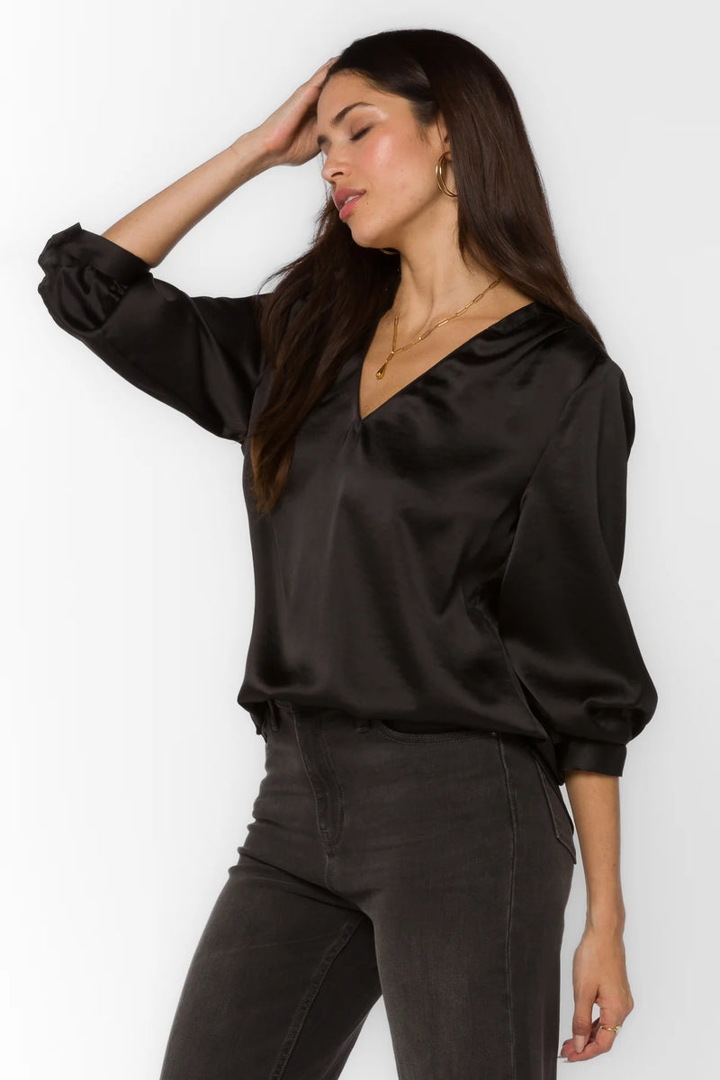 Robyn Black Blouse