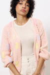 Lobelia Cardigan in Pink