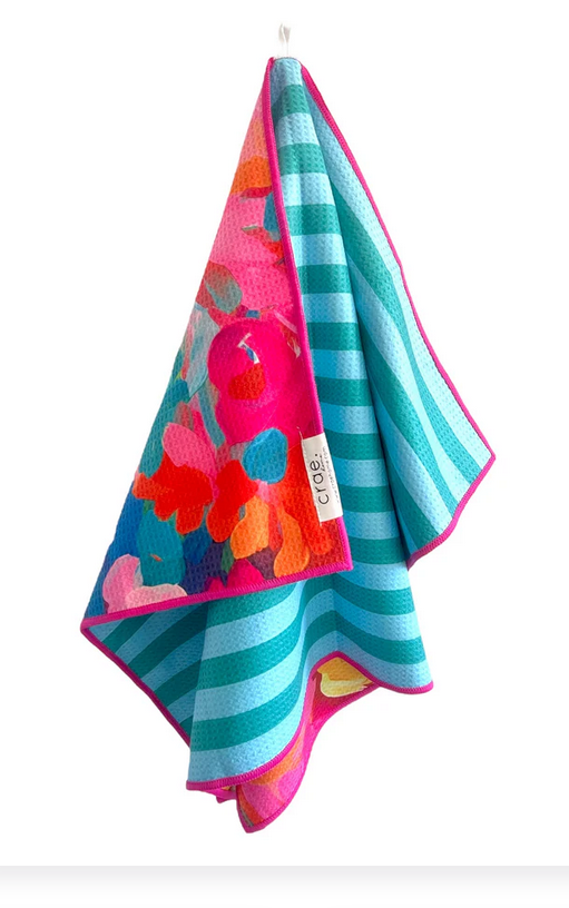 Etching Reverseible Hand Towel