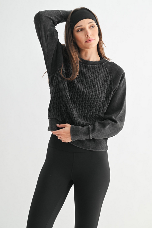 Cozy Knit Pullover in Charcoal