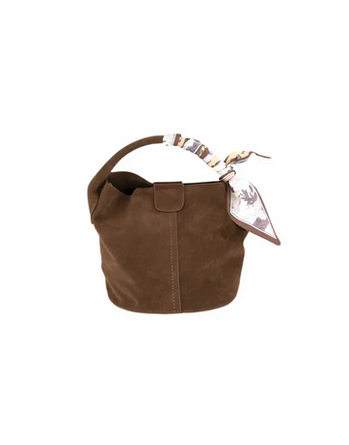 Chocolate Small Bucket Bag