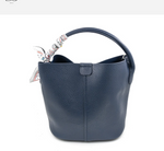 Navy Medium Bucket Bag
