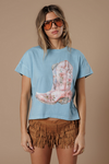 Flower Boots Tee