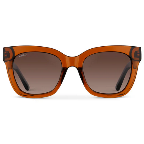 Stormi Crystal Chesnut Brown Sunglasses