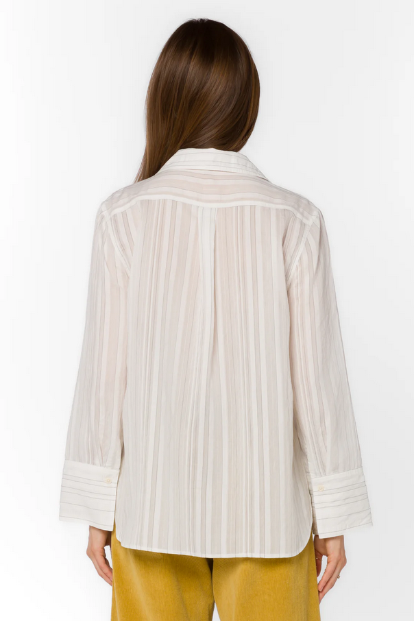 Black and White Trendy Top