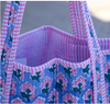 Blue and Pink Floral Tote Bag