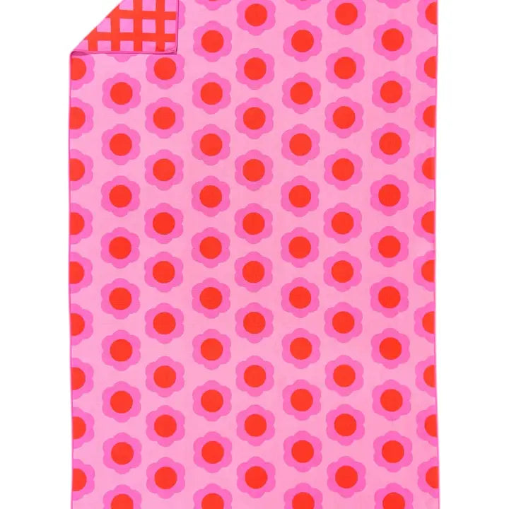 Disco Daisy Pool Towel: Reversible