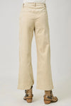 Washed Corduroy Trousers in Almond