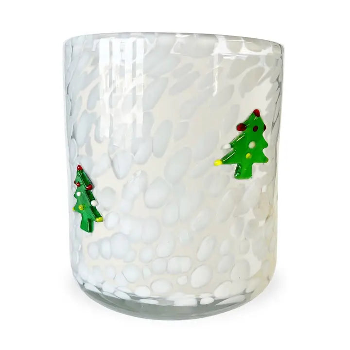 Christmas Tree Farm Holiday Confetti Icon 12oz Candle
