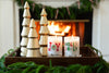 Joy Holiday Confetti Hand Painted Icon 12oz Candle