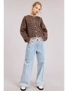 Cheetah Print Knit Cardigan